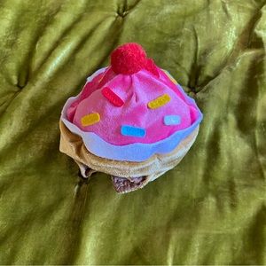 Pink Cupcake Hat For Small Dogs